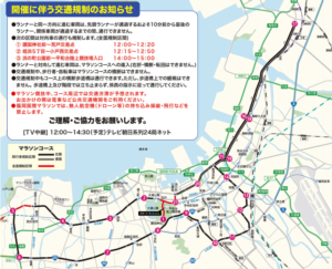2022福岡国際マラソン交通規制