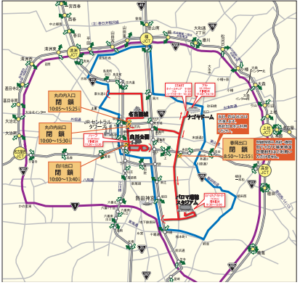 名古屋シティマラソン迂回路