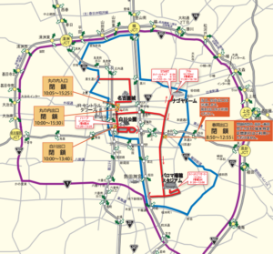 名古屋シティマラソン迂回路